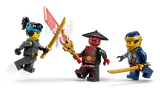 Ninjago minifigures in combat.
