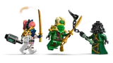 Ninjago minifigures in action.