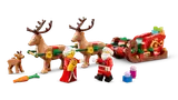 Mrs. Claus with golden goblet and baby reindeer