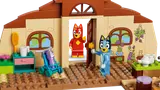 Bluey and Rusty at the door.