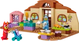 LEGO Bluey Heeler house with figures.