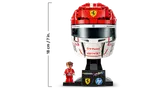 LEGO Leclerc Helmet height measurement.