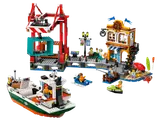 Modular LEGO City Harbor.