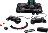 Built LEGO Mega Drive console with accessories.