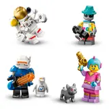 Four distinct LEGO Series 26 minifigures.