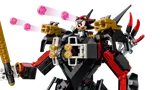 Shadow's Mech firing projectiles.
