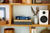 LEGO Cobra on bookshelf.