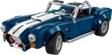 Dark blue LEGO Shelby Cobra car model.
