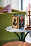 LEGO Book Nook on a coffee table.