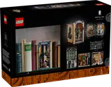 Back of LEGO Book Nook box with details.