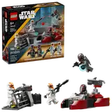 LEGO Star Wars Siege of Mandalore Battle Pack (75449) box and contents.