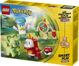 LEGO Pokémon Sprigatito, Fuecoco, Quaxly Battle 72158 box art.