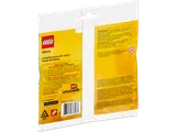 Back of LEGO Snowman polybag.