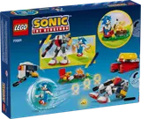 Back of LEGO Sonic set box.