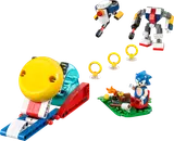 LEGO Sonic's Campfire Clash components laid out.