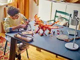 Builder's table with dragon