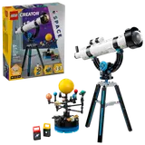 Box Art with Telescope and Orrery
