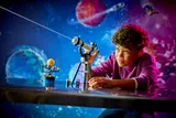Boy with Telescope and Orrery