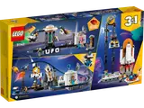 LEGO Space Roller Coaster back of box.
