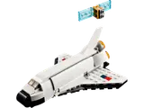 LEGO space shuttle and satellite.
