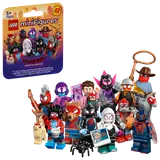 Packaging and full collection of Spider-Verse minifigures.