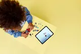 Building with digital instructions.