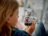 LEGO train close-up play.
