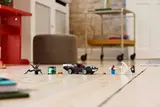 LEGO set components laid out.