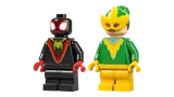 Miles and Electro minifigures.