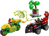Miles and Electro vehicle chase.