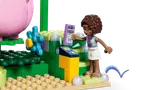 LEGO Friends minifigure at ticket booth.