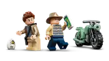 Explorer, ranger minifigures, motorcycle, and egg.