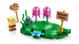 SpongeBob in Jellyfish Fields.