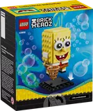 Back of SpongeBob BrickHeadz box.