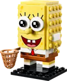 SpongeBob SquarePants BrickHeadz front view with net.