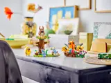 LEGO Spring Animal Playground on a desk with other sets.