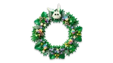 Wreath with integrated bunny.