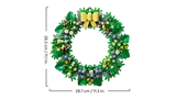 Wreath dimensions.