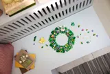 Wreath and optional pieces.