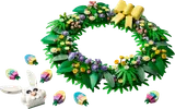 LEGO Spring Wreath with bunny and eggs.