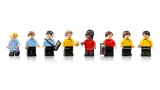 Eight Star Trek minifigures.