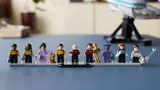 Close-up of minifigures.