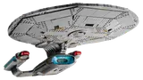 Angled view, glowing nacelle.
