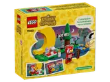 Back of LEGO Animal Crossing box with customization.