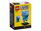 Back of Stitch BrickHeadz box and baseplate.