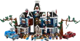 Creel House with figures and vehicles