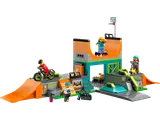 LEGO City Skate Park with minifigures.