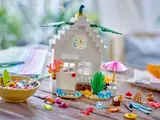 Charming LEGO beach house with accessories.