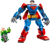 Superman mech vs. Lex Luthor.