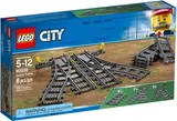 LEGO City train tracks box.